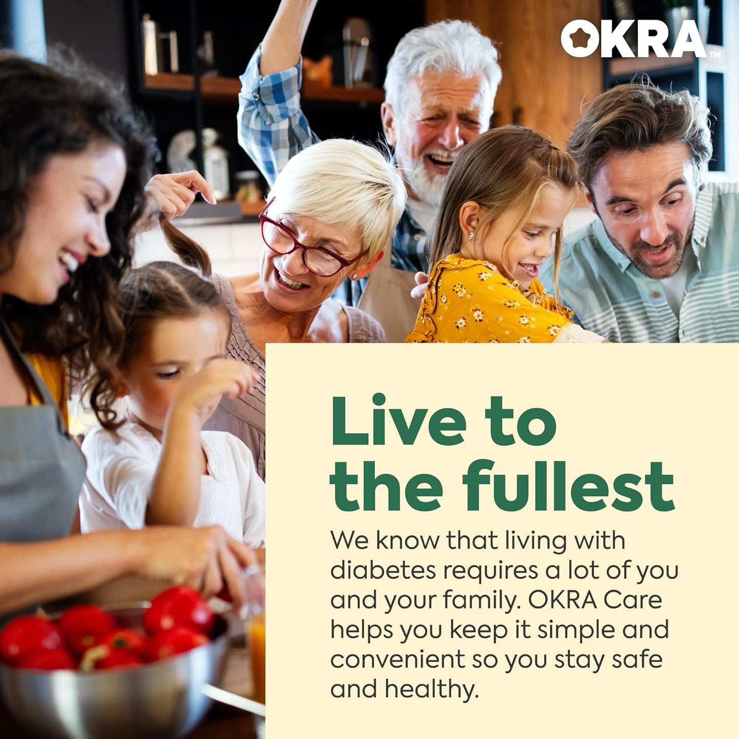 OKRA PRO Blood Glucose Monitoring Refill Kit for OKRA PRO Meter – Test Strips & 30G Lancets