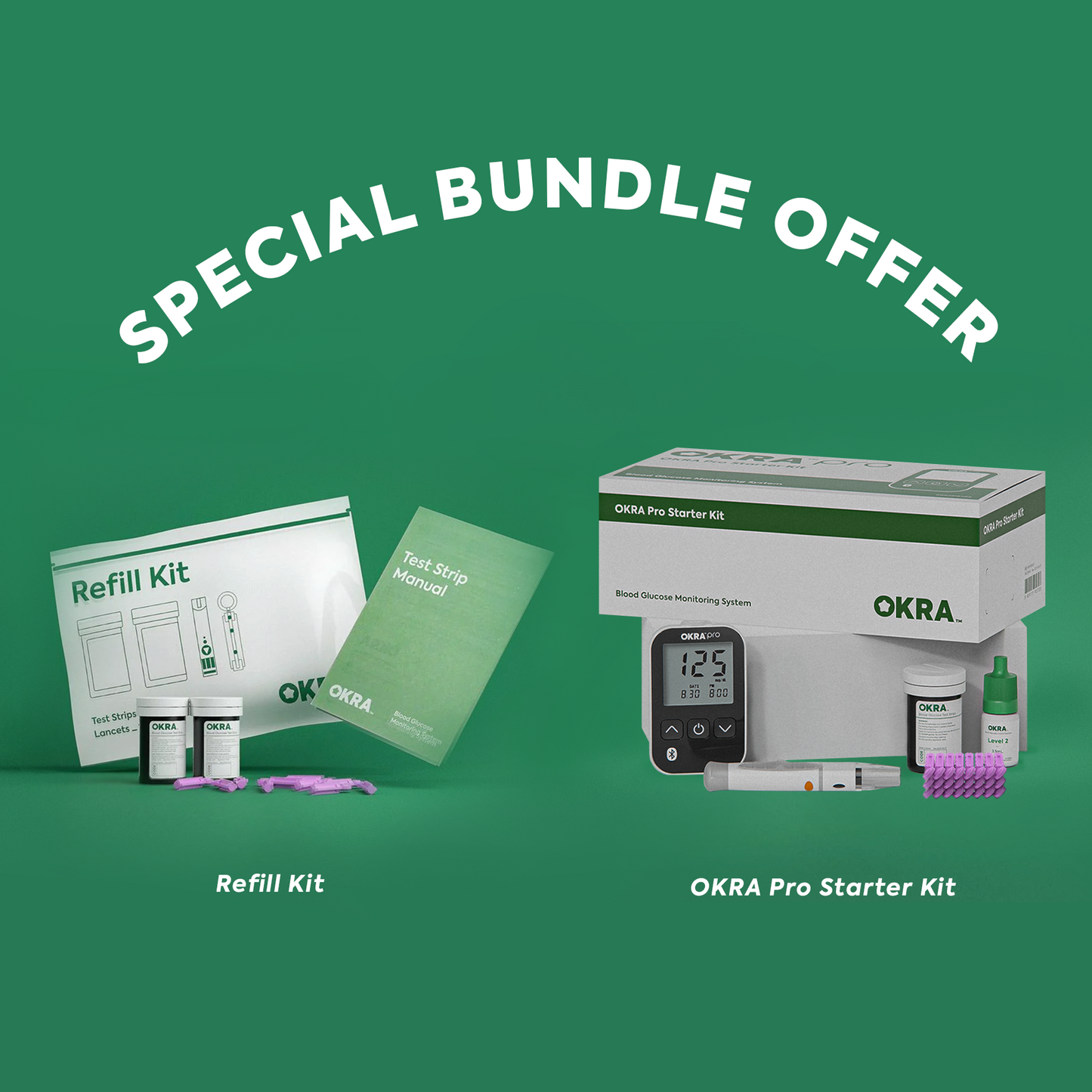 Bundle : OKRA Pro Starter + Refill Kit