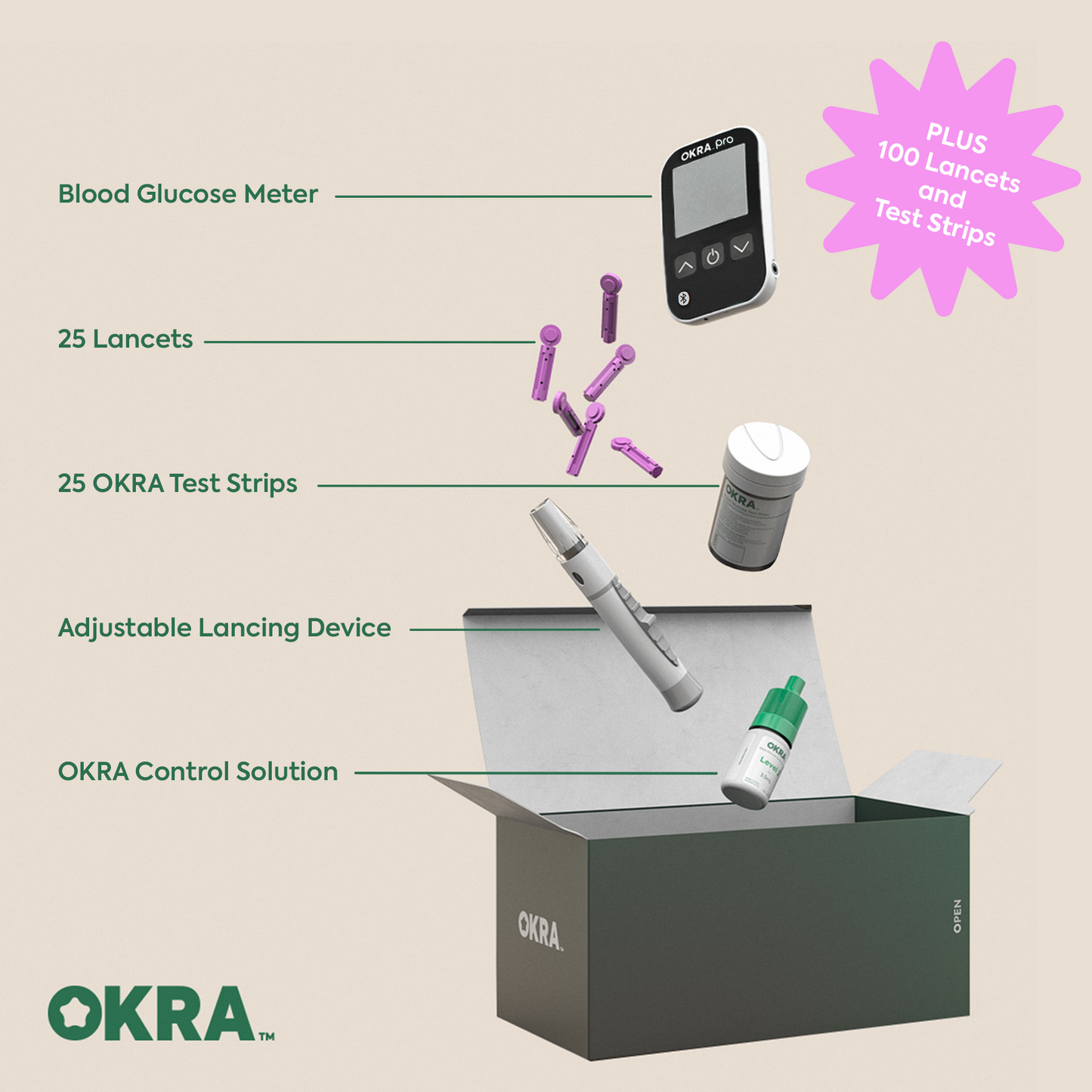 Bundle : OKRA Pro Starter + Refill Kit